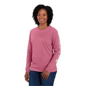 Carhartt Loose Fit Heavyweight Long Sleeve Tee in Light Purple Women’s Medium